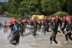 Triathlon Ingolstadt 2016 - Baggersee Ingolstadt - Start Olympische Distanz