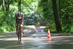 Triathlon Ingolstadt 2016 - Baggersee Ingolstadt - Olympische Distanz, Radfahren, Szene, Speed, Sebastian Mahr Ingolstadt Delphin