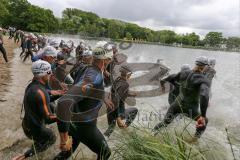 Triathlon Ingolstadt 2016 - Baggersee Ingolstadt - Start Olympische Distanz