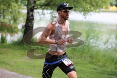 Triathlon Ingolstadt 2016 - Baggersee Ingolstadt - Laufstrecke Olympische Distanz Sebastian Mahr 702