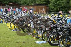 Triathlon Ingolstadt 2016 - Baggersee Ingolstadt  - Wechselzone - Foto: Jürgen Meyer