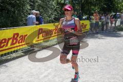 Triathlon Ingolstadt -2017  Baggersee - Sieger Mitteldistanz - Luise Keller, Laufen