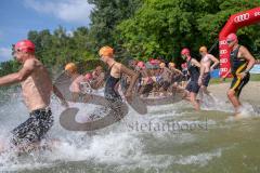 Triathlon Ingolstadt 2018 - Start der Olypischen Distanz - Foto: Jürgen Meyer