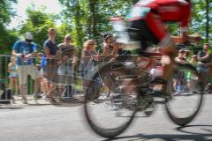 Triathlon Ingolstadt 2018 - Radfahrer auf der Strecke - Foto: Jürgen Meyer