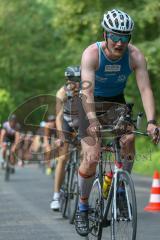 Triathlon Ingolstadt 2018 - Radfahrer auf der Strecke - Foto: Jürgen Meyer