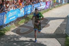 Triathlon Ingolstadt 2018 - Sieger Frederic Funk Triathlon Grassau e.V. auf der Strecke - Foto: Jürgen Meyer