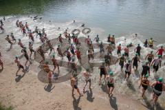 Triathlon Ingolstadt 2018 - Start der Olympischen Distanz - Foto: Jürgen Meyer