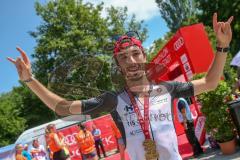 Triathlon Ingolstadt 2018 - 2. Sieger Patrick Reger von TV Mengen - Foto: Jürgen Meyer
