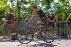 Triathlon Ingolstadt 2018 - Radfahrer auf der Strecke - Foto: Jürgen Meyer