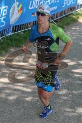 Triathlon Ingolstadt 2018 - Sieger Frederic Funk Triathlon Grassau e.V. auf der Strecke - Foto: Jürgen Meyer