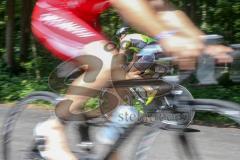 Triathlon Ingolstadt 2018 - Radfahrer auf der Strecke - Foto: Jürgen Meyer