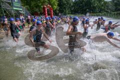 Triathlon Ingolstadt 2018 - Start der Olypischen Distanz - Foto: Jürgen Meyer