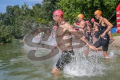 Triathlon Ingolstadt 2018 - Start der Olypischen Distanz - Foto: Jürgen Meyer