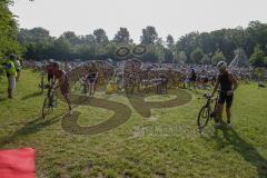 Triathlon Ingolstadt 2018 - Wechselzone - Foto: Jürgen Meyer