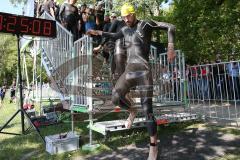 Triathlon Ingolstadt 2019 - Sebastian Mahr SC Delphin Ingolstadt auf dem weg zum Wasser - Foto: Jürgen Meyer