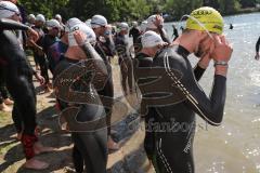 Triathlon Ingolstadt 2019 - Olympische Distanz, Sebastian Mahr Ingolstadt, 1. Sieger am Start