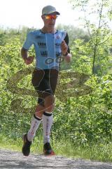 Triathlon Ingolstadt 2019 - 1. Sieger Tobias Heining Post SV Nürnberg mit der Zeit von 3:55:23 - Foto: Jürgen Meyer