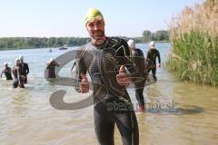 Triathlon Ingolstadt 2019 - Sebastian Mahr SC Delphin Ingolstadt auf dem weg zum Wasser - Foto: Jürgen Meyer