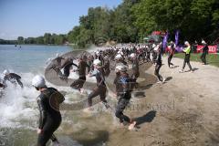 Triathlon Ingolstadt 2019 - Start der Olympischen Distanz - Foto: Jürgen Meyer