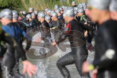 Triathlon Ingolstadt 2019 - Mitteldistanz Start Impressionen Schwimmen