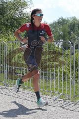 Triathlon Ingolstadt 2019 - Tamara Hitz MRRC München 1. Siegerin Frauen Mitteldistanz mit einer Zeit von 4:28:38 - jubel - Foto: Jürgen Meyer