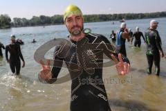 Triathlon Ingolstadt 2019 - Olympische Distanz, Sebastian Mahr Ingolstadt, 1. Sieger am Start