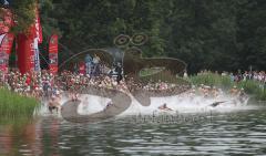 Triathlon Ingolstadt 2010 - Start Schwimmen