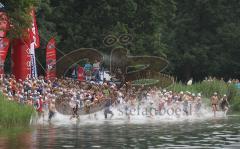 Triathlon Ingolstadt 2010 - Start Schwimmen