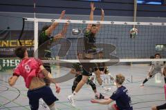 Volleyball - Saison 2026/27 - Donauholz Volleys Ingolstadt - SC Freising - Feuerherdt Andre schwarz Donauholz Volleys #6 - Holcik Michal schwarz Donauholz Volleys #12 -  Foto: Meyer Jürgen