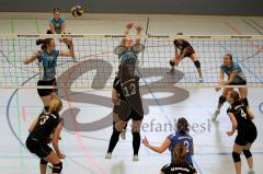 MTV Damen Volleyball - SV Germering - Carola Westendorf (10) - Fr. Wlassits (12) - Foto: Jürgen Meyer