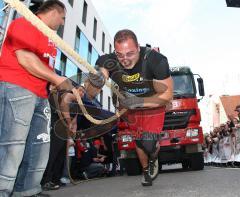 Truck Pull Deutsche Meisterschaft - 22t LKW 20 Meter ziehen