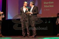 Nacht des Sports - Sportler des Jahres 2015 Ingolstadt - 2. Platz Sportler des Jahres 2015 Dardan Morina (Kickbox Weltmeister), Moderator Italo Mele