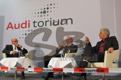 Auditorium - Fernseh-Kommissar Udo Wachtveitl und Ex-Mordkommissionschef Josef Wilfling im Interview bei Audi
