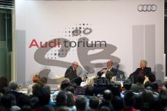 Auditorium - Fernseh-Kommissar Udo Wachtveitl und Ex-Mordkommissionschef Josef Wilfling im Interview bei Audi