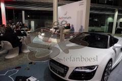 Auditorium - Fernseh-Kommissar Udo Wachtveitl und Ex-Mordkommissionschef Josef Wilfling im Interview bei Audi