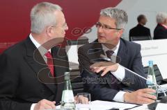 Audi AG - Hauptversammlung in Ingolstadt - Audi Vorstandsvorsitzender Rubert Stadler und Martin Winterkorn