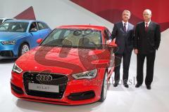 Audi AG - Hauptversammlung in Ingolstadt - Audi Vorstandsvorsitzender Rubert Stadler und Martin Winterkorn