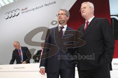 Audi AG - Hauptversammlung in Ingolstadt - Audi Vorstandsvorsitzender Rubert Stadler und Martin Winterkorn