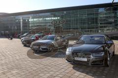 Audi - Jahrespressekonferenz 2015 - verschiedene Modelle auf der Audi Piazza