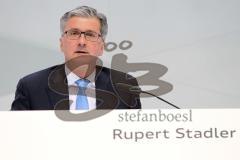 Audi - Jahrespressekonferenz 2015 - Vorstandsvorsitzender Prof. Rupert Stadler