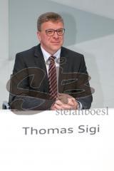 Audi - Jahrespressekonferenz 2015 - Prof. h.c. Thomas Sigi (Vorstand Personalwesen)