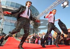 Audi in Ingolstadt - 60 Jahre Jubiläum - Modenshow der 60er Jahre auf der Piazza