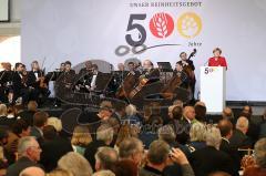 500 Jahre Bier Reinheitsgebot - Festakt in Ingolstadt Klenzepark - Festrede Bundeskanzlerin Angela Merkel