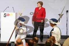 500 Jahre Bier Reinheitsgebot - Festakt in Ingolstadt Klenzepark - Festrede Bundeskanzlerin Angela Merkel